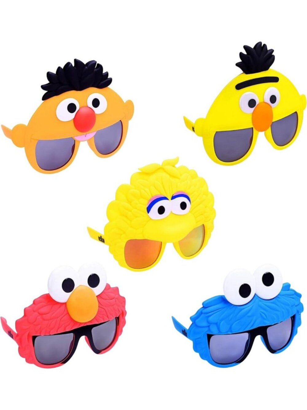 Fun Sesame Street Costume Sunglasses - Ernie, Bert, Elmo & Friends Accessories